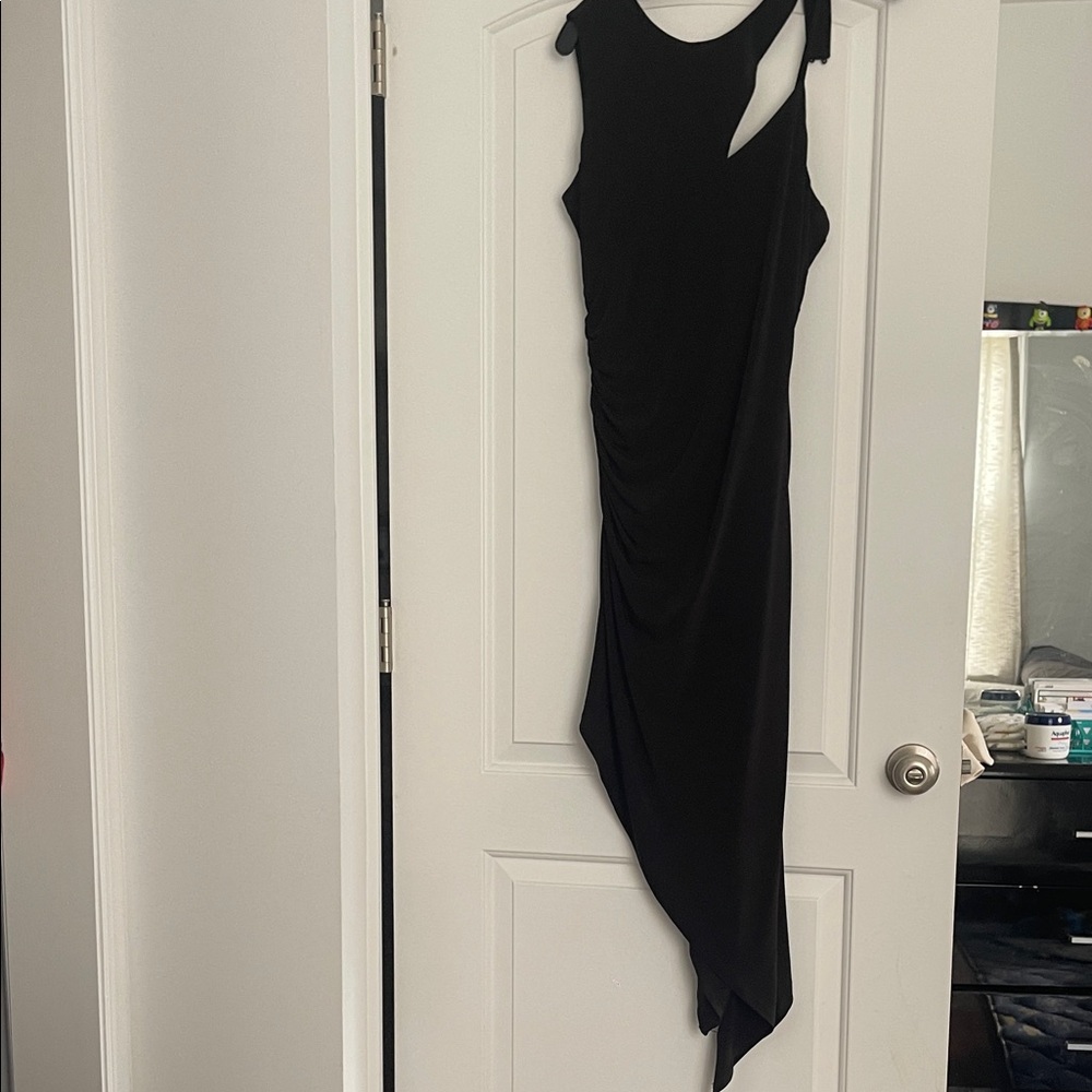 Elegant Flattering Black Dress
